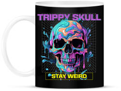 printfashion Trippy Skull - Bögre - Fekete (13518403)