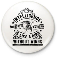 printfashion Eltökéltség - Kitűző, hűtőmágnes - Fehér (3074235)