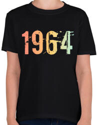 printfashion 1964 - Gyerek póló - Fekete (11819802)