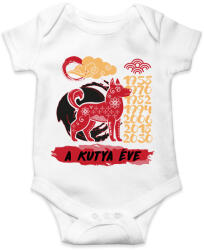 printfashion A kutya éve - Baba Body - Fehér (7615672)