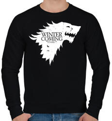 printfashion Stark - Férfi pulóver - Fekete (375982)