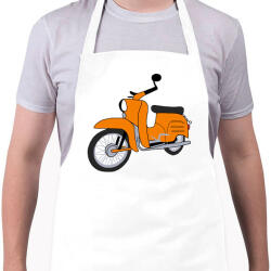 printfashion Simson schwalbe - Kötény - Fehér (4912908)
