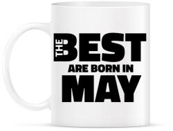 printfashion The Best are born in may - Bögre - Fehér (5425133)