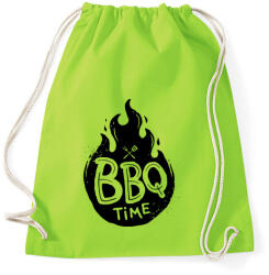 printfashion BBQ time - Sportzsák, Tornazsák - Limezöld (5093935)