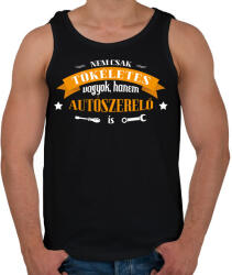 printfashion Tökéletes autószerelő - Férfi atléta - Fekete (13773759)