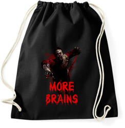 printfashion More Brains - Sportzsák, Tornazsák - Fekete (2226177)