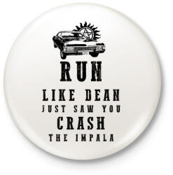 printfashion IMPALA - Kitűző, hűtőmágnes - Fehér (3080256)