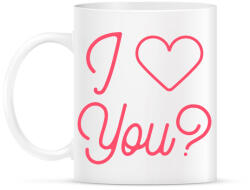 printfashion I love you - Bögre - Fehér (10655567)