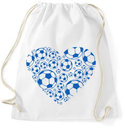 printfashion Focis szív - Sportzsák, Tornazsák - Fehér (13768387)