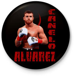 printfashion canelo alvarez - Kitűző, hűtőmágnes - Fekete (4880121)