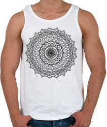 printfashion Kifesthető mandala minta4. - Férfi atléta - Fehér (4080995)