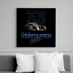 printfashion Max Verstappen - Vászonkép - Fekete (11971661)