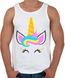 printfashion Unikornis hercegnő - Férfi atléta - Fehér (1317180)