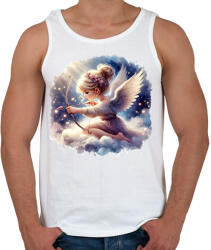 printfashion Célba vettelek - Férfi atléta - Fehér (15555941)