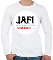 printfashion pultnál hangzott el - Férfi hosszú ujjú póló - Fehér (13299604)