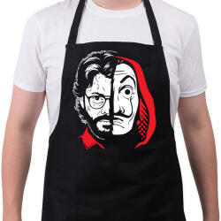 printfashion El Professor - Kötény - Fekete (4936356)