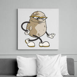 printfashion Krumpli - Vászonkép - Fehér (14014674)