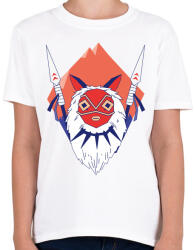 printfashion Princess Mononoke - Gyerek póló - Fehér (215891)
