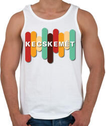 printfashion Kecskemét - Színes - Férfi atléta - Fehér (7138226)