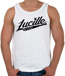 printfashion Walking Dead - Lucille - Férfi atléta - Fehér (379930)