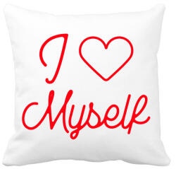 printfashion I love myself 3 - Párnahuzat, Díszpárnahuzat - Fehér (10648726)