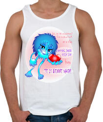 printfashion Csajozós póló - Férfi atléta - Fehér (11816597)