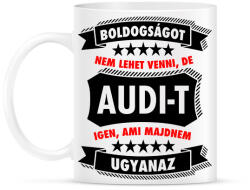 printfashion Boldogság = Audi - Bögre - Fehér (2659767)