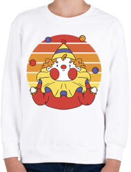 printfashion Bohóc - Gyerek pulóver - Fehér (13011948)