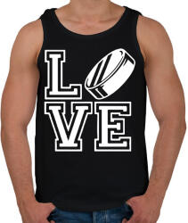 printfashion Love koronggal - Férfi atléta - Fekete (15652690)