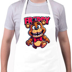 printfashion Freddy Fazbear - Kötény - Fehér (14935897)