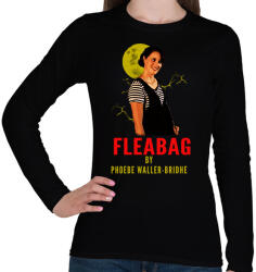 printfashion FLEABAG - Női hosszú ujjú póló - Fekete (2810510)