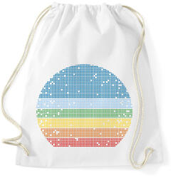 printfashion Retro naplemente - Sportzsák, Tornazsák - Fehér (8048034)