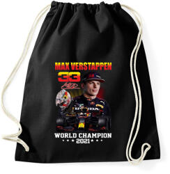 printfashion Max Verstappen 2021 - Sportzsák, Tornazsák - Fekete (12566394)
