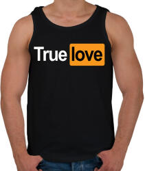 printfashion True Love - Férfi atléta - Fekete (2546637)