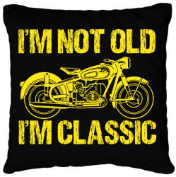 printfashion I am Classic - Párnahuzat, Díszpárnahuzat - Fekete (8099905)
