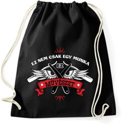 printfashion Nem csak egy munka - Sportzsák, Tornazsák - Fekete (9121283)