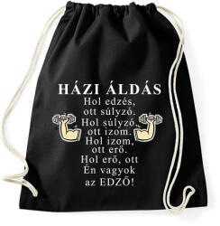 printfashion Konditerem áldás - Edző - Sportzsák, Tornazsák - Fekete (4605445)