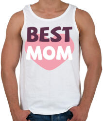 printfashion Legjobb Anya - Férfi atléta - Fehér (402669)