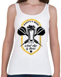 printfashion Sör és Darts - Női atléta - Fehér (1055325)