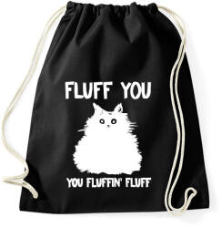 printfashion Fluffin fluff - Sportzsák, Tornazsák - Fekete (13262914)