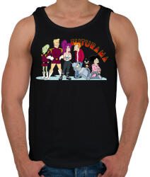 printfashion Futurama - Férfi atléta - Fekete (413809)