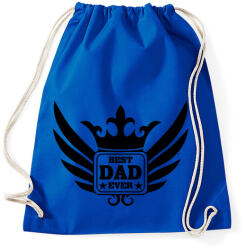 printfashion Legjobb Apa! - Sportzsák, Tornazsák - Bright royal (328504)