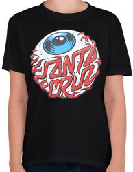 printfashion Santa Cruz - Gyerek póló - Fekete (2366832)