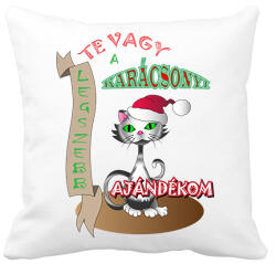 printfashion Karácsony2 - Párnahuzat, Díszpárnahuzat - Fehér (10870313)