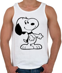 printfashion Snoopy drawing - Férfi atléta - Fehér (1621516)