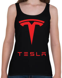 printfashion Tesla - Női atléta - Fekete (2072522)