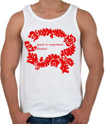 printfashion Sör bor pálinka páros minta #2 - Férfi atléta - Fehér (15193853)