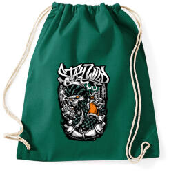 printfashion Maradj vad - Sportzsák, Tornazsák - Sötétzöld (82982)