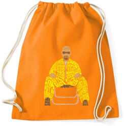 printfashion Veszélyes vagyok - Sportzsák, Tornazsák - Narancssárga (70404)