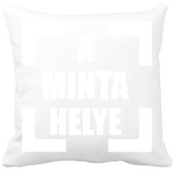 printfashion a_minta_helye_1 - Párnahuzat, Díszpárnahuzat - Fehér (14036618)